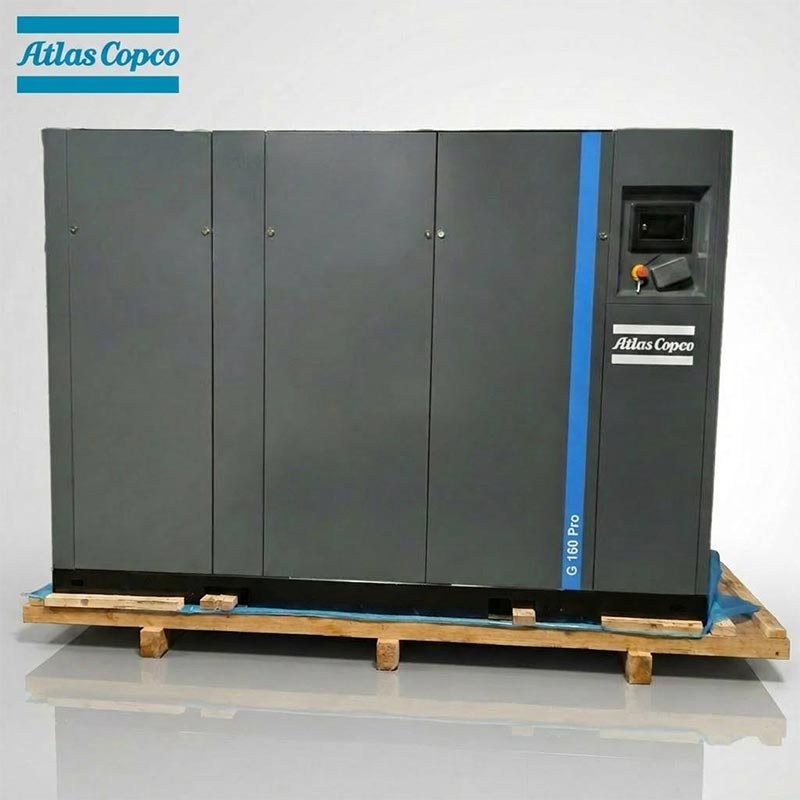 Atlas Copco GA160 Pro 160kW 215HP تیل انجکشن شدہ روٹری سکرو ایئر کمپریسر 7.5 10Bar 1543CFM