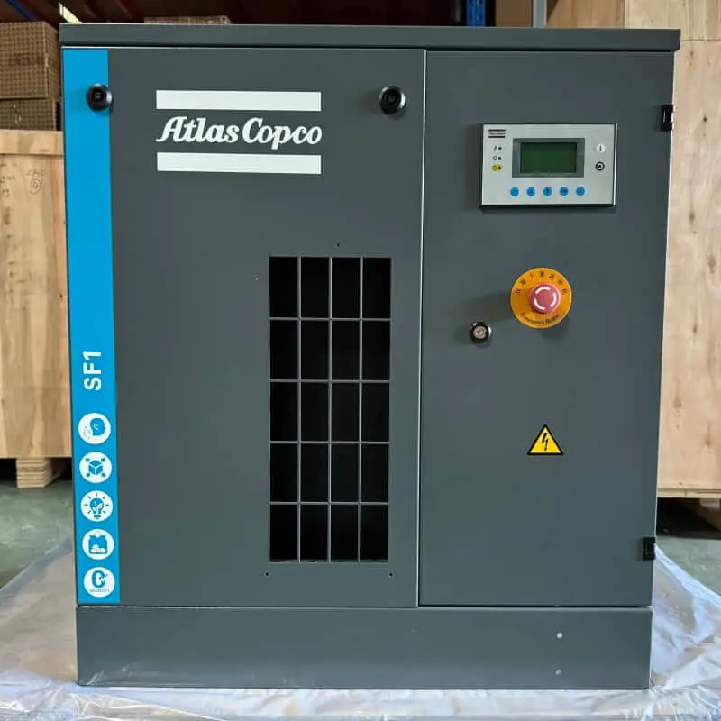 Atlas Copco SF1 آئل فری اسکرول ایئر کمپریسر 15 kW 2HP کلاس 0 مصدقہ اصلی